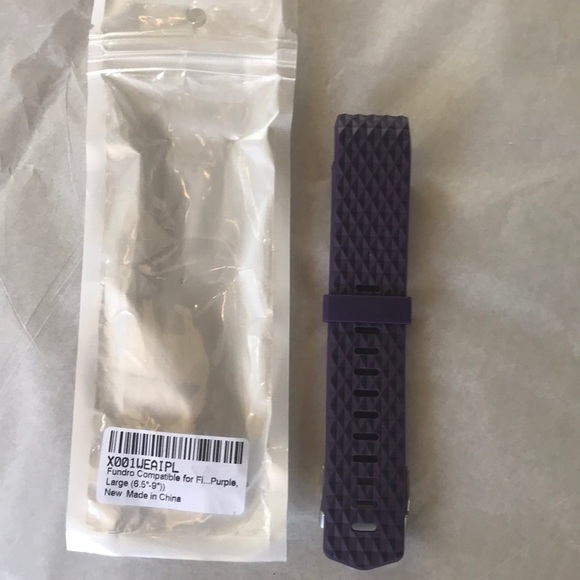 Accessories - Fitbit Fundro Purple Watch Band New (6.5-9”)